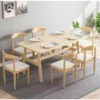 Study Table Solid Wood Dining Table & Dining Table Modern Style