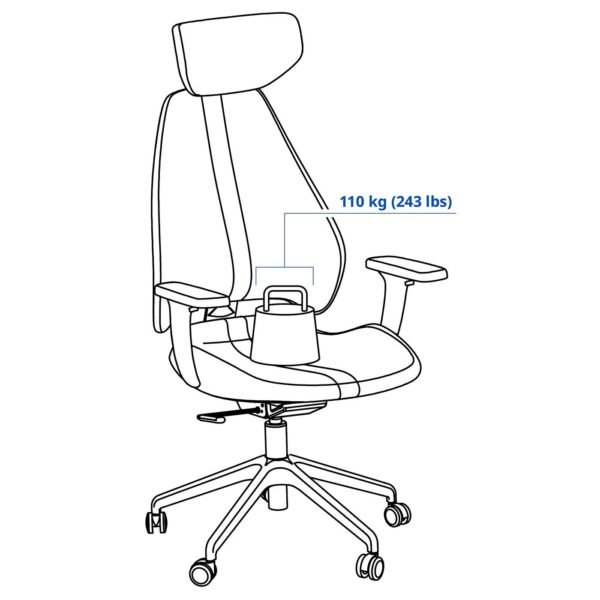 Gaming chair blackgrey