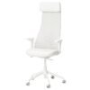 Office chair with armrests white