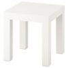 Side table white 35x35 cm