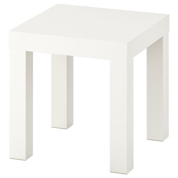 Side table white 35x35 cm