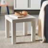 Side table white 35x35 cm