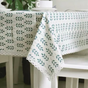 Cotton Linen Tablecloth Plaid Kindergarten Waterproof