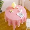 Cotton Linen Tablecloth Plaid Kindergarten Waterproof
