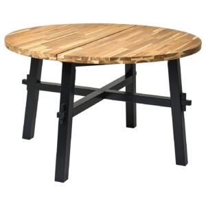 Dining table acaciablack 120 cm