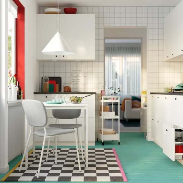 Table white 74x74 cm